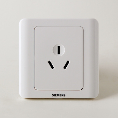 正品西門子開關插座 一位16A三極插座產品詳解